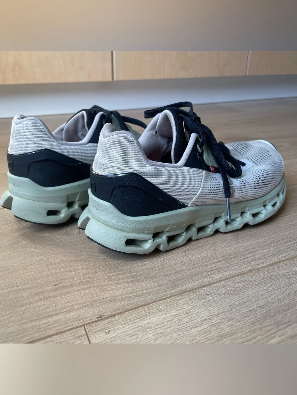 On Running Sneakers in White, Mint, and Black